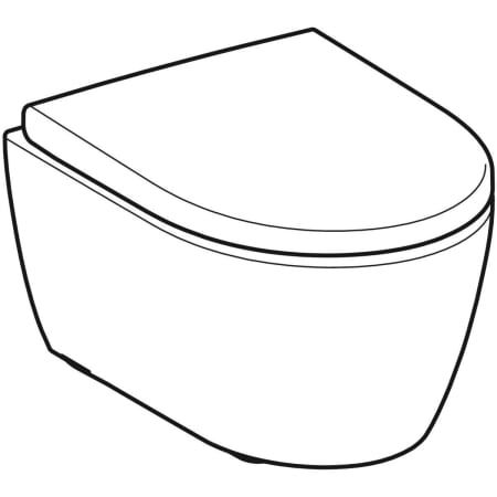 GE iCon Wand-WC Tiefspüler