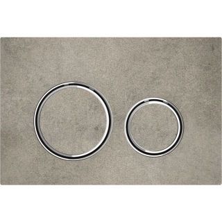 GE Sigma50 (ex Sigma21) BetPl., 2-M-Sp. Round, Metallfarbe verchr., Betonoptik