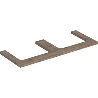 GE ONE WT-Platte, Aus re/li, für AWT 120x3x47cm, Nussbaum hickory