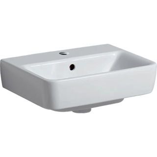 GE Renova Plan Aufsatz-HWB 45x34cm m. Hahnloch, m. Ül., weiß, KeraTect
