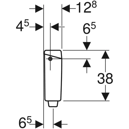 GE Aufputzspülkasten AP123