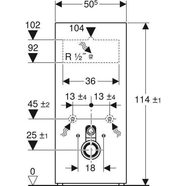GE Monolith Plus Sanitärmodul für Wand-WC