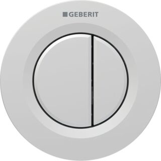 GE Typ 01 Fernbetätigung, pneum. 2-M-Sp., UP-Drücker, Round, chrma l. Etc
