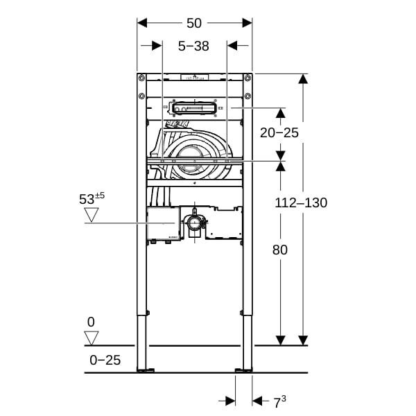 GE Duofix Element für Waschtisch