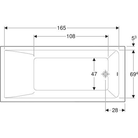 GE Renova Plan Rechteckbadewanne GE Renova Plan Rechteckbadewanne