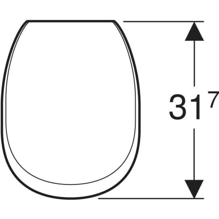 GE Urinaldeckel Corso