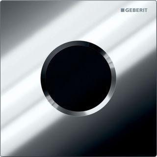 GE Typ 01 UR-Strg. m. elektron. Sp-Ausl. Batt.-Betr., Round, hochglanz verchromt