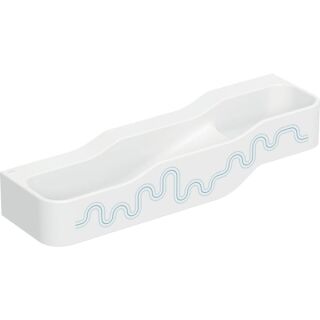 GE Bambini Spiel/Waschlandschaft B:140cm 3 Waschpl., tieferes B li, o. Hl., blau