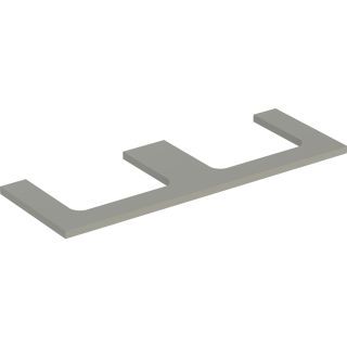 GE ONE WT-Platte, Aus re/li, für AWT 135x3x47cm, greige matt