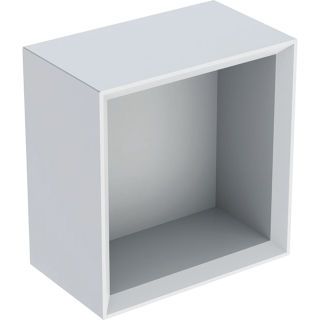 GE Wandbox quadratisch 22,5x23,3x13,2cm, weiß matt