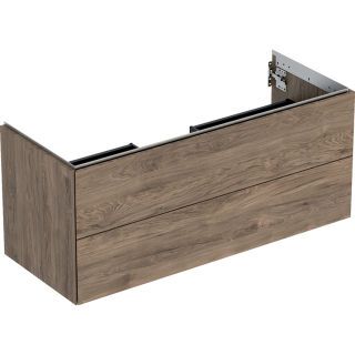 GE ONE Unterschrank für WT/-Platte 2 Schubl., 118,4x50,4x47cm,Nussb.hickory