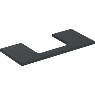 GE ONE WT-Platte, Ausschnitt mi. für AWT 105x3x47cm, lava matt
