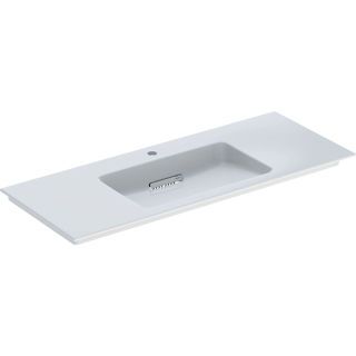 GE ONE MWT 120x48cm, CleanDrain m. Hl., o. Ül., weiß, KeraTect/weiß glzd