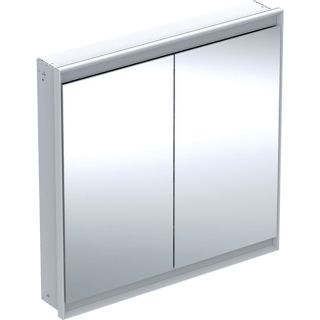GE ONE Spiegelschrank mit ComfortLight 2 Türen, UP-Mont., 90x90x15cm, weiß