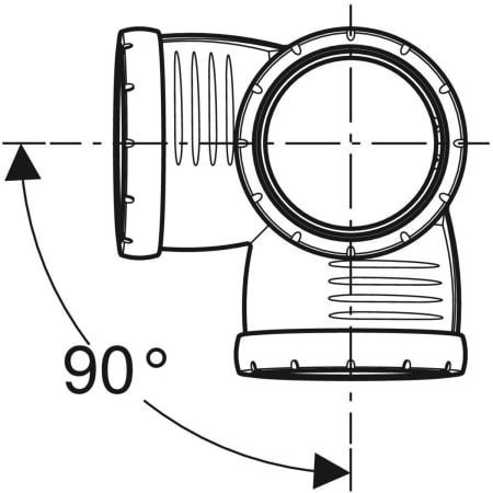 GE Silent-Pro Eckabzweig