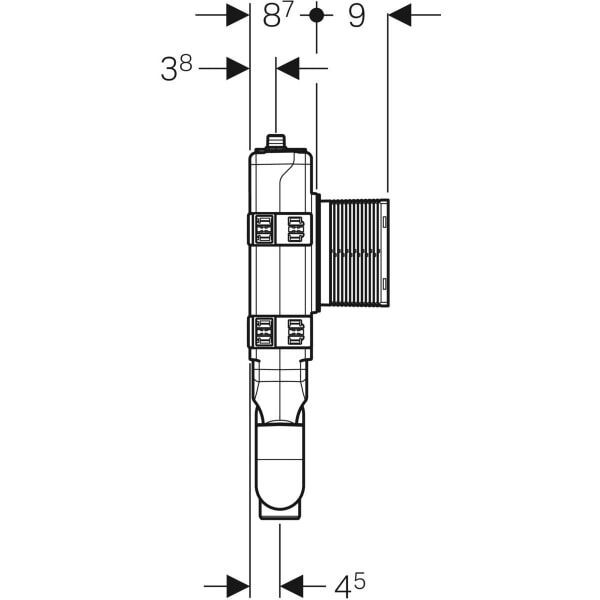 GE HS30 Hygienesp. mit 1 Wasseranschluss d:50mm