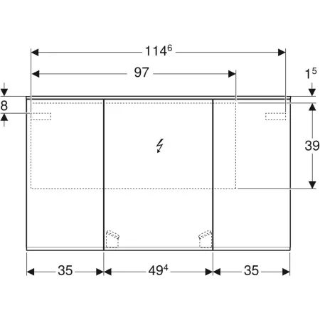 GE Option Plus Spiegelschrank
