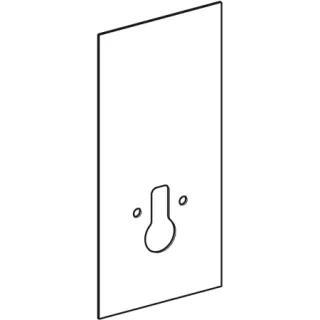GE Frontverkleidung für Geberit Monolith für Wand-WC 101cm Glas mint
