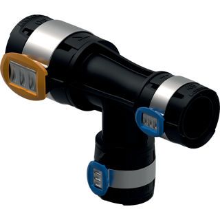 GE FlowFit T-Stück reduziert PPSU d50-40-40