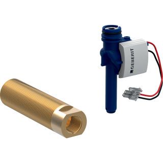 GE Renovierungsset zu UR-Strg. elektron. Abdeckplatte 13x13cm, Zulauf geschraubt