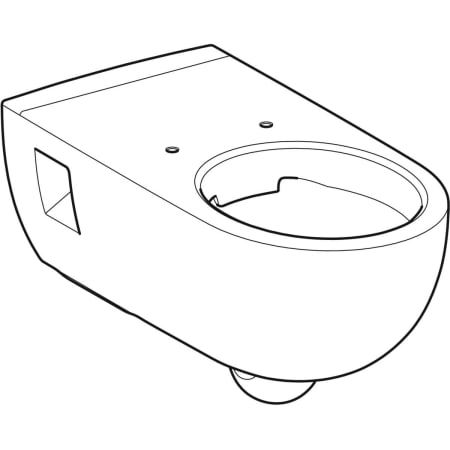 GE Renova Comfort Wand-WC Tiefspüler