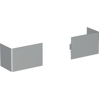 GE Abdeckung unten, zu Monolith Sanitärmodul für Stand-WC: mittelgrau