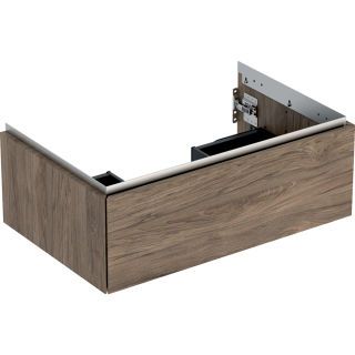 GE ONE Unterschrank für WT/-Platte 1 Schubl., 74x26,6x47cm, Nussb.hickory