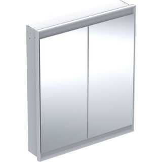 GE ONE Spiegelschrank mit ComfortLight 2 Türen, UP-Mont., 75x90x15cm, weiß