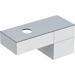 GE VariForm US für AS-WT, m. 3 Schubl. 120x55x51cm, weiß lackiert matt
