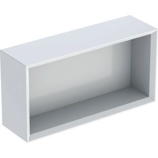 GE Wandbox rechteckig 45x23,3x13,2m, weiß hochglanz