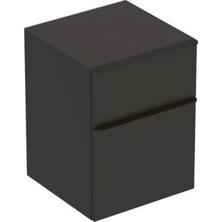 GE Smyle Square Seitenschrank mit zwei Schubladen, 45x60x47cm, lava