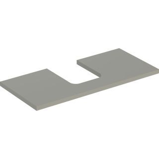 GE ONE WT-Pl. Aus mi. f. AWT Schalenform 105x3x47cm, greige matt