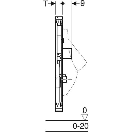 GE GIS Element für Urinal