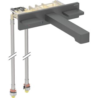 GE ONE WT-Arm. eck. Des. W.-Mont. 2Gr. für ONE Mont.-Elem., L:18cm, swm/Etc.