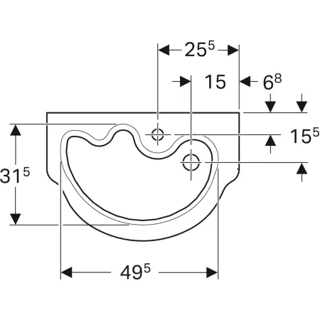 GE Bambini Waschbecken