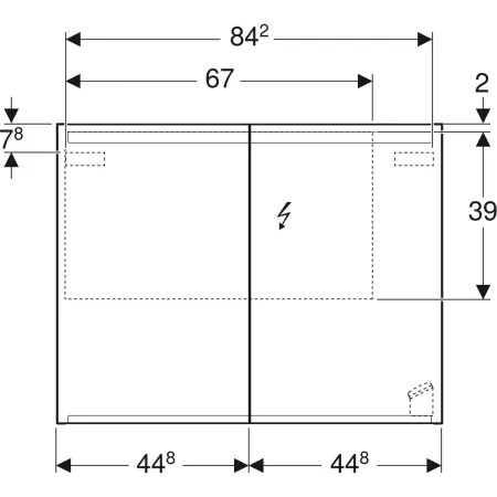 GE Option Spiegelschrank