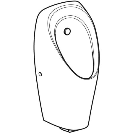 GE Urinal Tamina mit Steuerung