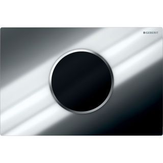GE Sigma10 WC-Strg. elektron.Spül, Batt. 2-M-Sp., Round, auto./bl/hgl.verchr/chrm