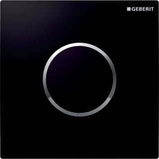 GE Typ 10 UR-Strg. m. elektron. Sp-Ausl. Netz.-Betr., Round, schwarz /hgl.verchr.