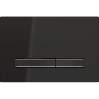 GE Sigma50 BetPl., für 2-Mengen-Spülung Square, Metallfarbe schwarzchr., schwarz