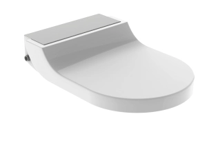 Der Geberit Aquaclean Tuma WC-Aufsatz passt zu den meisten Sanitärkeramiken