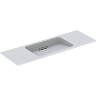 GE ONE WT, 120x40cm, CleanDrain v.Ausld. o.Hl., Ül.verd. weiß Tect /chrom gebü.