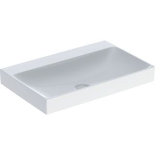 GE ONE Waschtisch 75x48 cm o. Hl., o. Ül., weiß, KeraTect