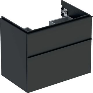GE iCon Unterschrank für WT, 2 Schubl. 74x61,5x47,6cm, lava
