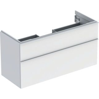 GE iCon Unterschrank für WT, 2 Schubl. 118,4x61,5x47,6cm, weiß matt