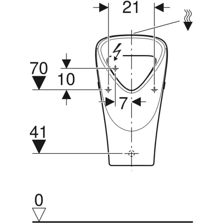 GE Renova Urinal