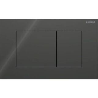 GE Sigma 40 BetPl., für 2-Mengen-Spülung Square, Glas schwarz
