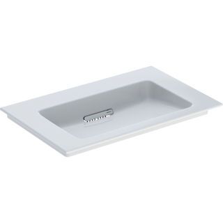 GE ONE MWT 75x48cm, CleanDrain o. Hl., o. Ül., weiß, KeraTect/weiß glzd