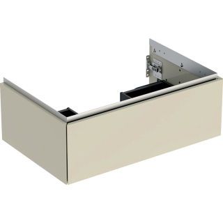 GE ONE Unterschrank für WT/-Platte 1 Schubl., 74x26,6x47cm, sandgrau hgl.