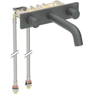 GE ONE WT-Arm. rundes Des. W.-Mont. 2Gr. für ONE Mont.-Elem., L:16cm, swm/Etc.